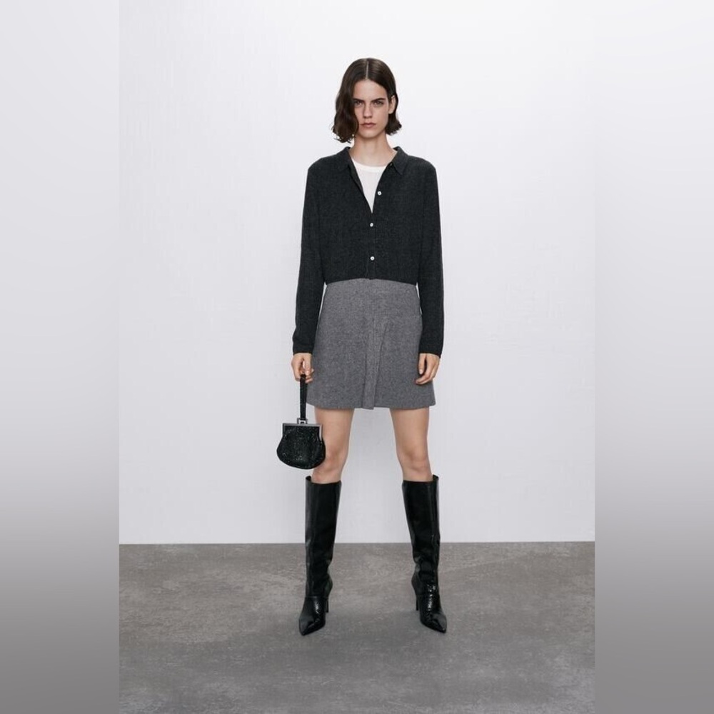 Zara cropped sweater